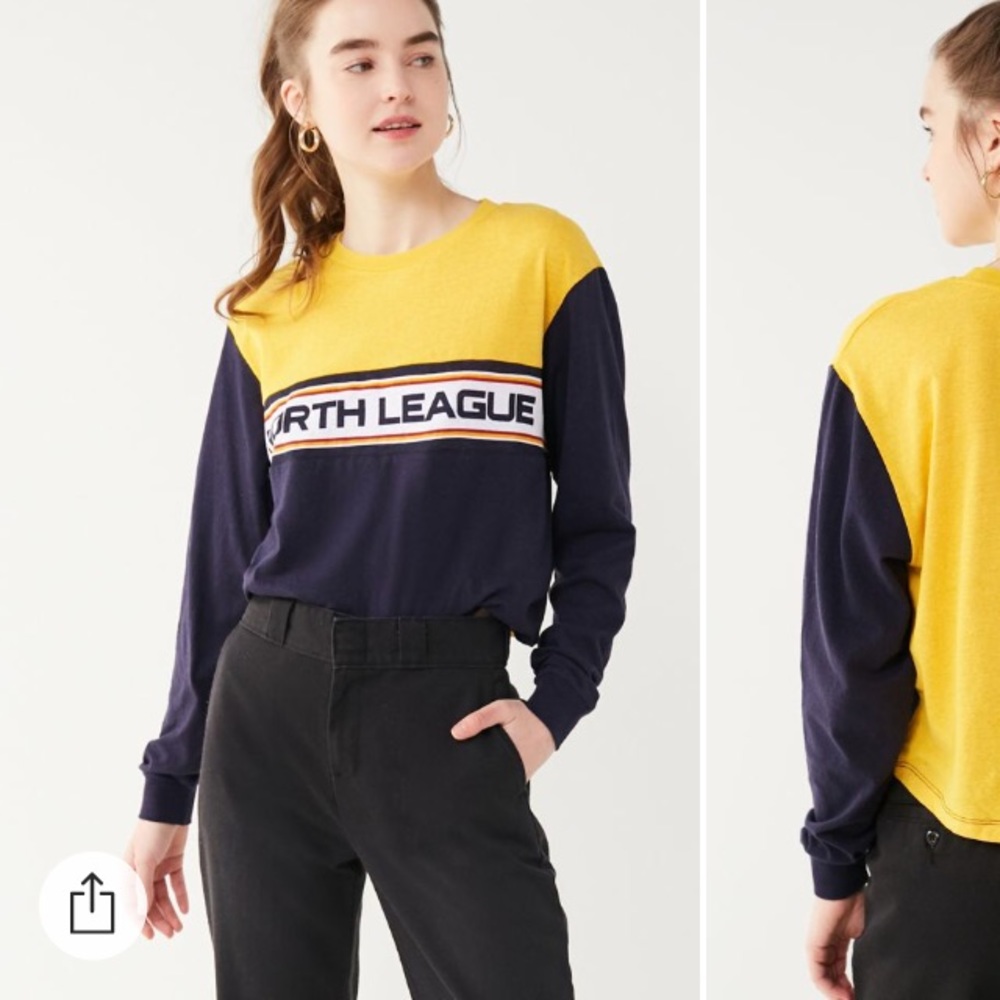 NORTH LEAGUE long sleeve shirt xs urban outfitters - Picture 1 of 4